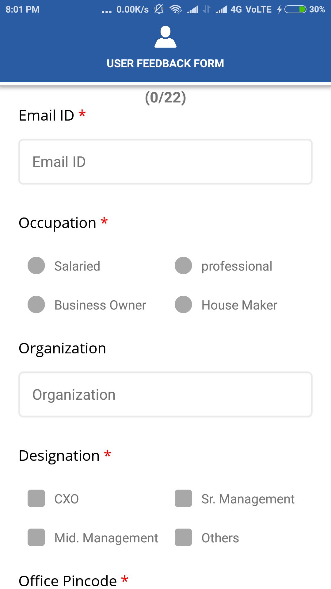 Tata Housing Feedback Form
