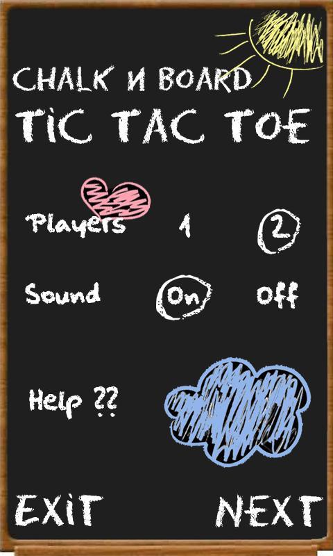 Chalk n Board Tic Tac Toe