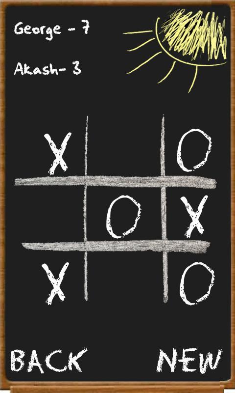 Chalk n Board Tic Tac Toe