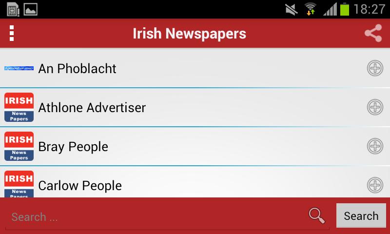 Irish Newpapers