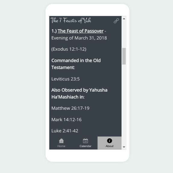 The 7 Feasts of Yahweh