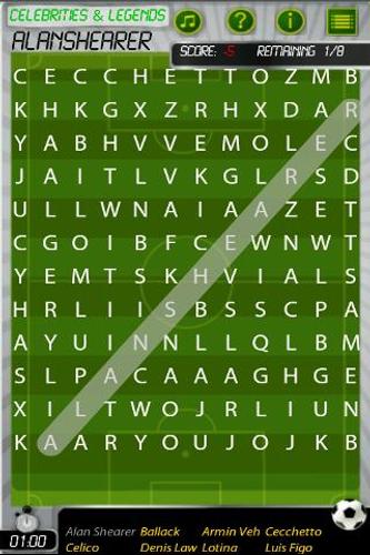 Word Search Soccer Free