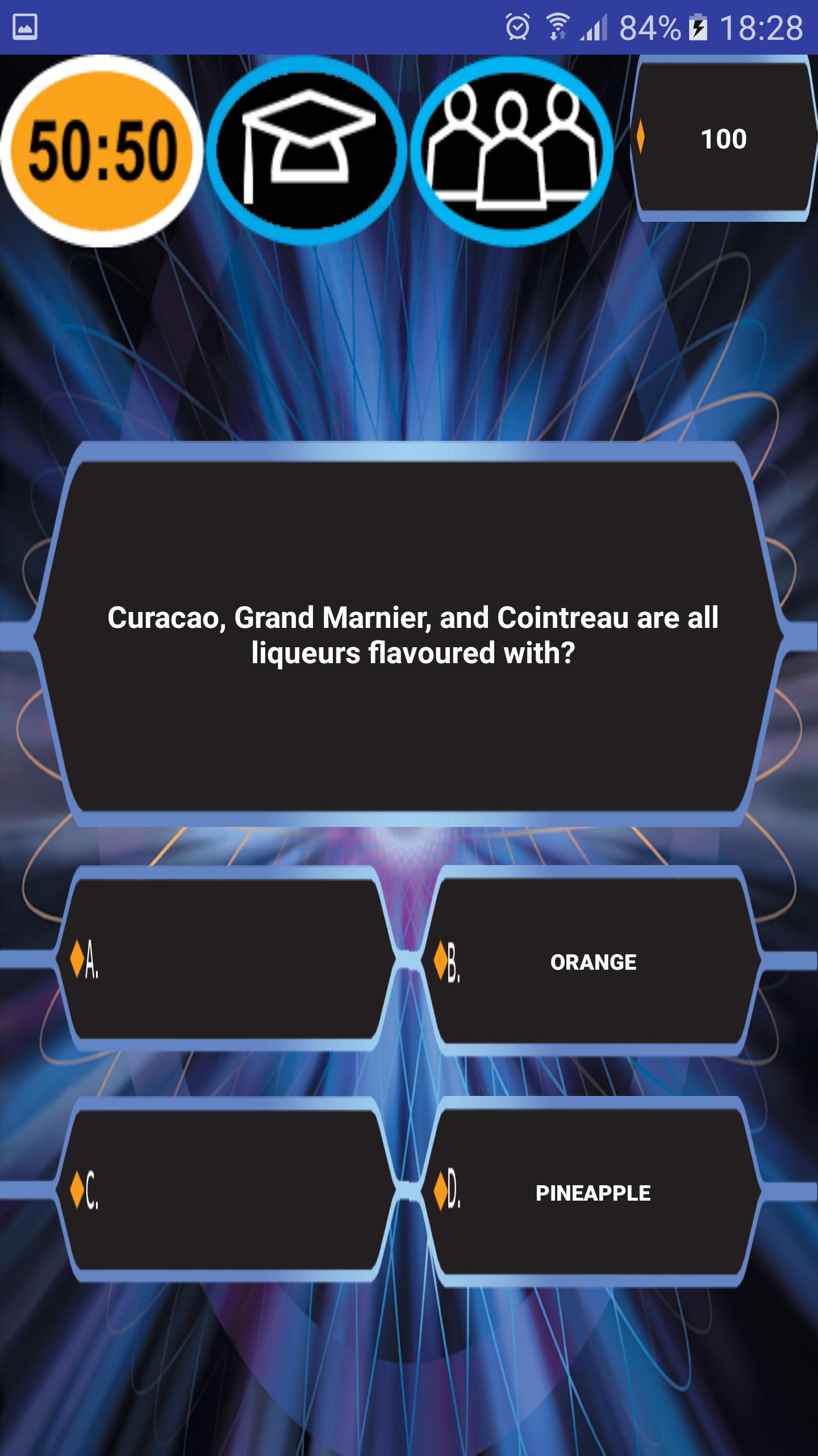 Millionaire Category Quiz 2017