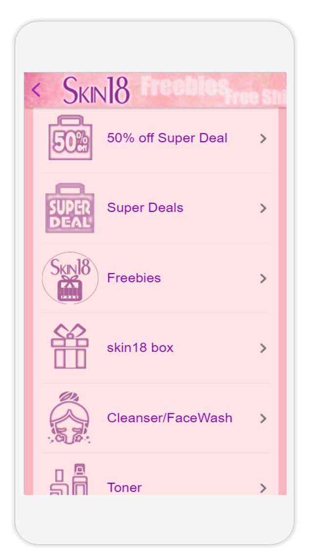 Skin18 Skincare Natural Beauty