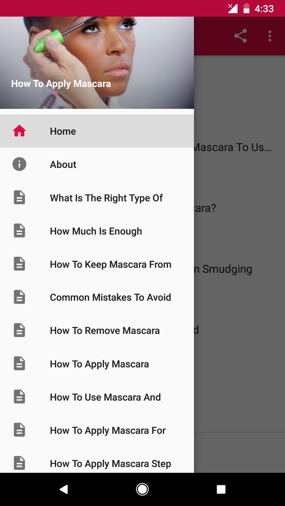 How To Apply Mascara