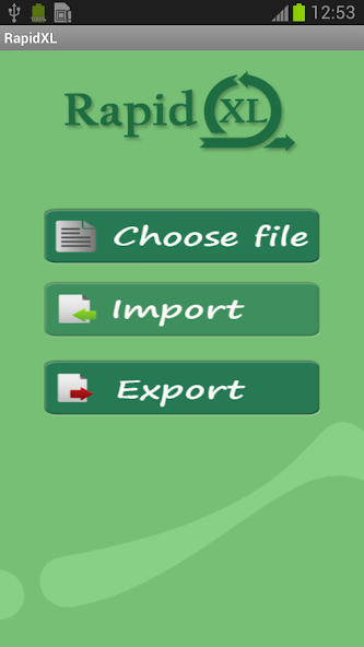 Export Import Excel Contacts