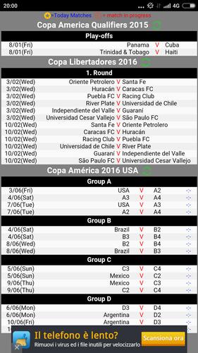 Copa America 2016 Live
