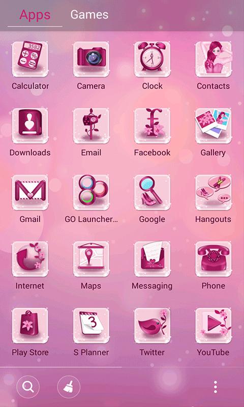 Cute Girly Pink Launcher