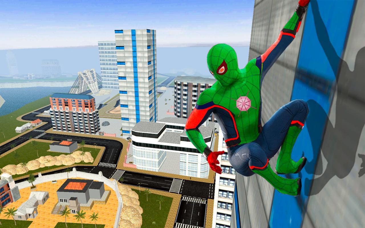 Miami Spiderman Rope Hero: Open World