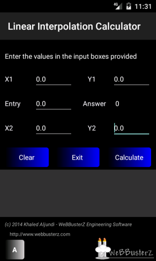 Interpolation Calculator Lite
