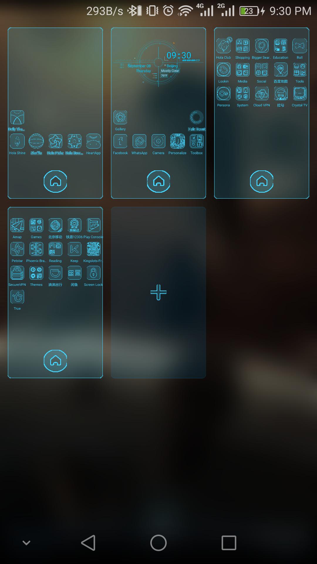 Spaceship Hola 3D Theme