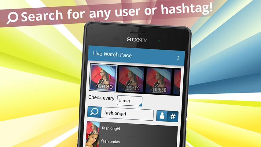 Live Watch Face for Instagram