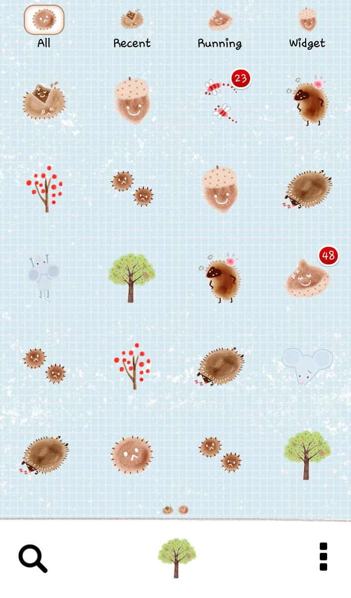A burred chestnut Dodol Theme