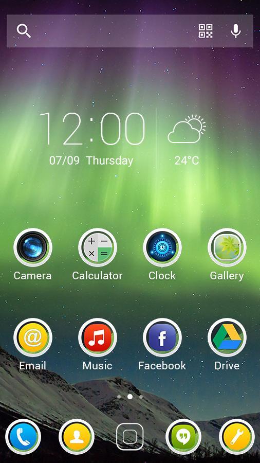 Northern Lights - Solo Launcher Theme