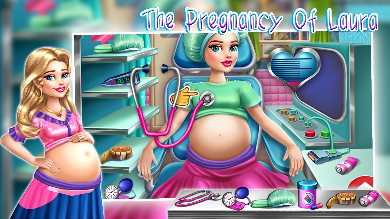 The pregnancy of Laura