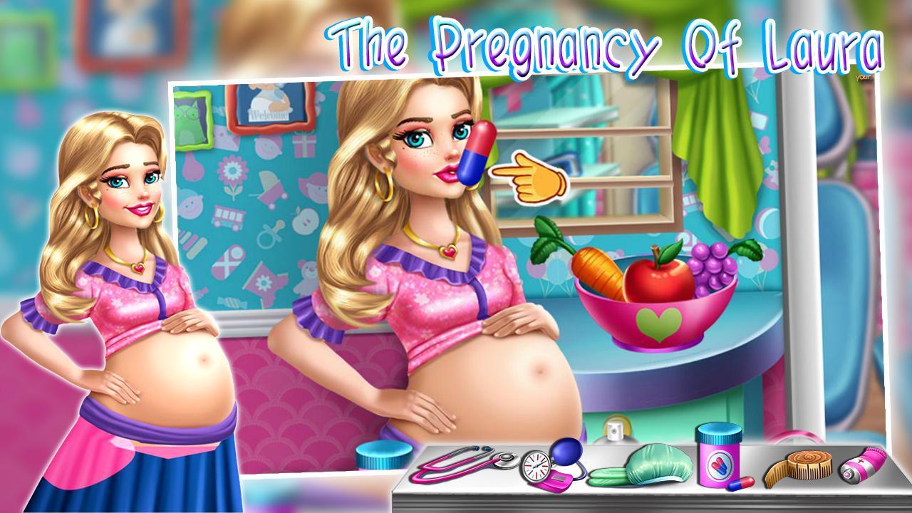 The pregnancy of Laura