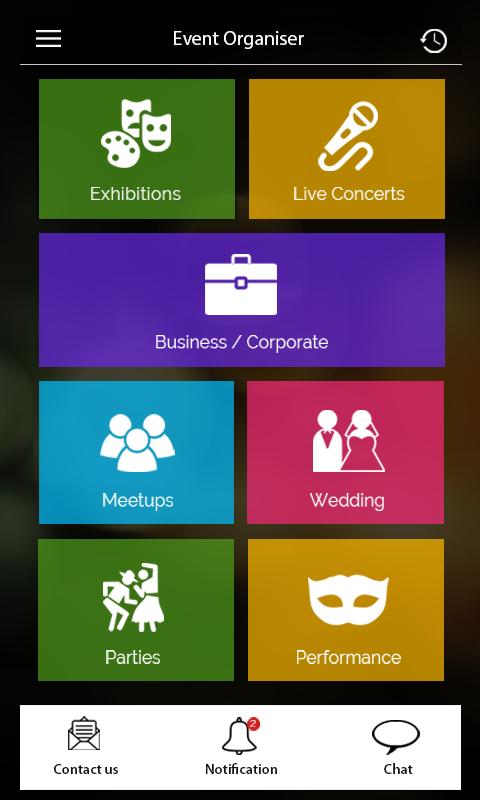 Event Organizer -  Mobile Application