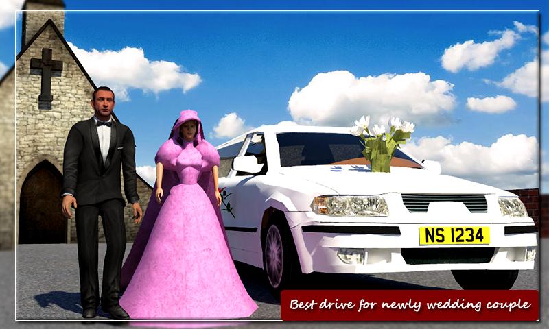 Wedding Luxury Limousine 3D