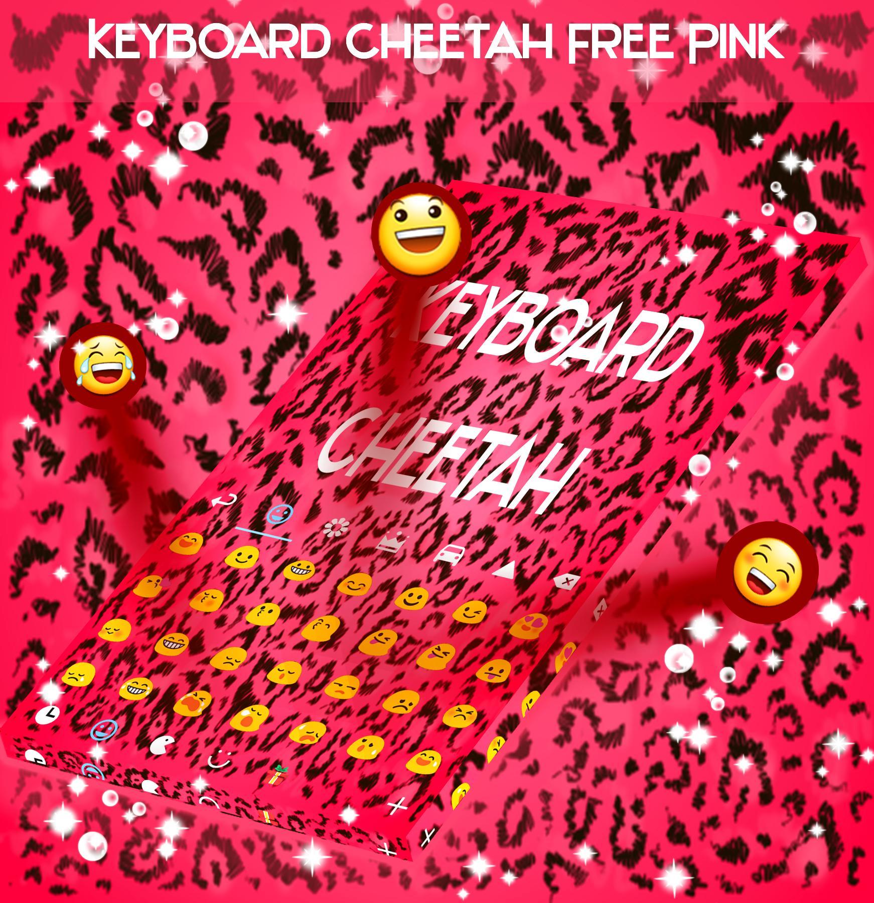 Keyboard Cheetah Free Pink
