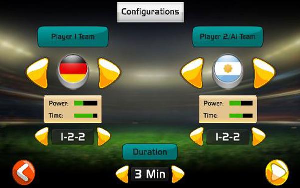 Finger Football  on mobile.