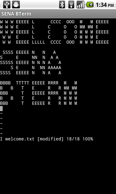 SENA BTerm Bluetooth Terminal