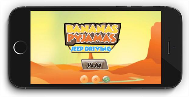 Banana At Pyjama jeep driving