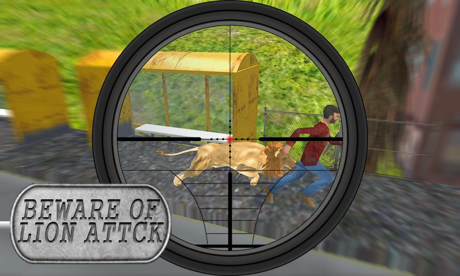 Lion Hunting Park 2018-Jurassic City Rampage game