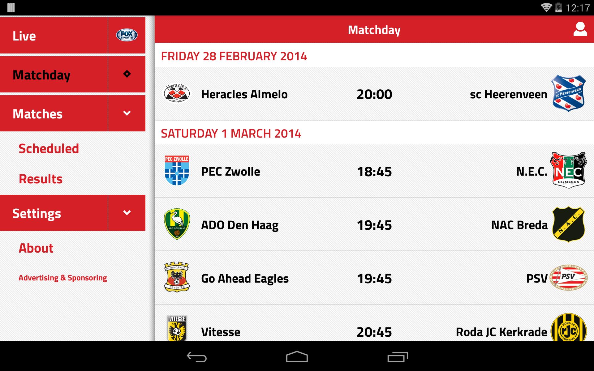 AJAX INTERNATIONAL LIVE