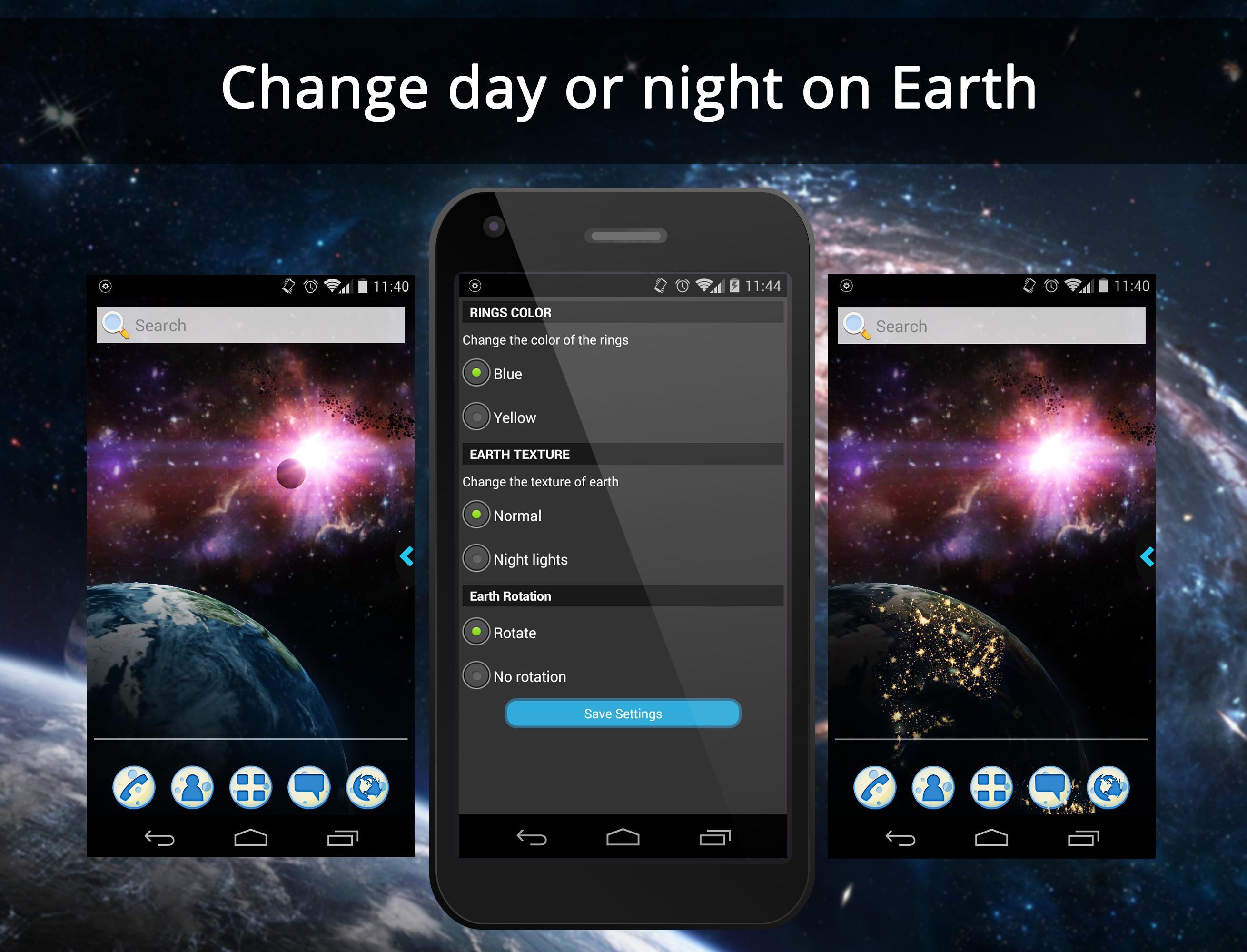 UR 3D Space Galaxy Live Theme