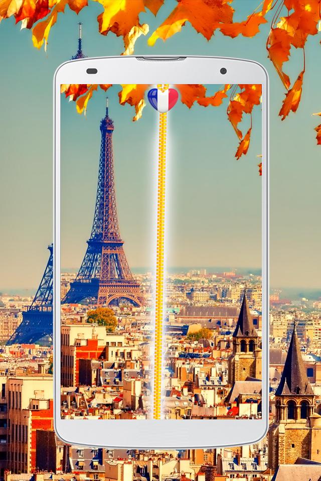 Paris Zipper Screen Lock