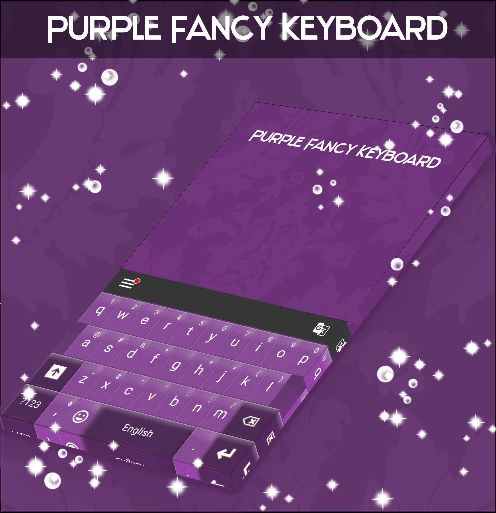 Purple Fancy Keyboard