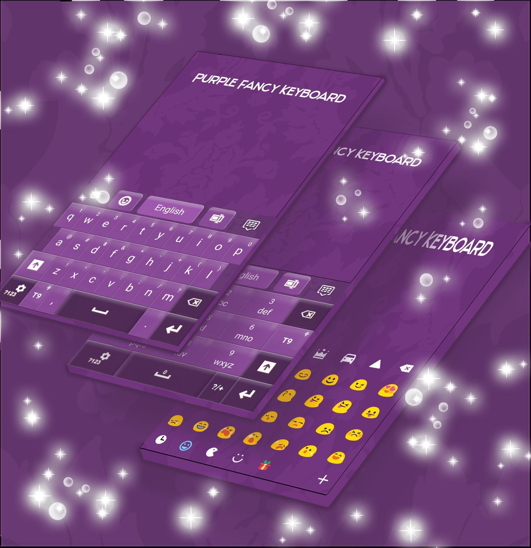 Purple Fancy Keyboard