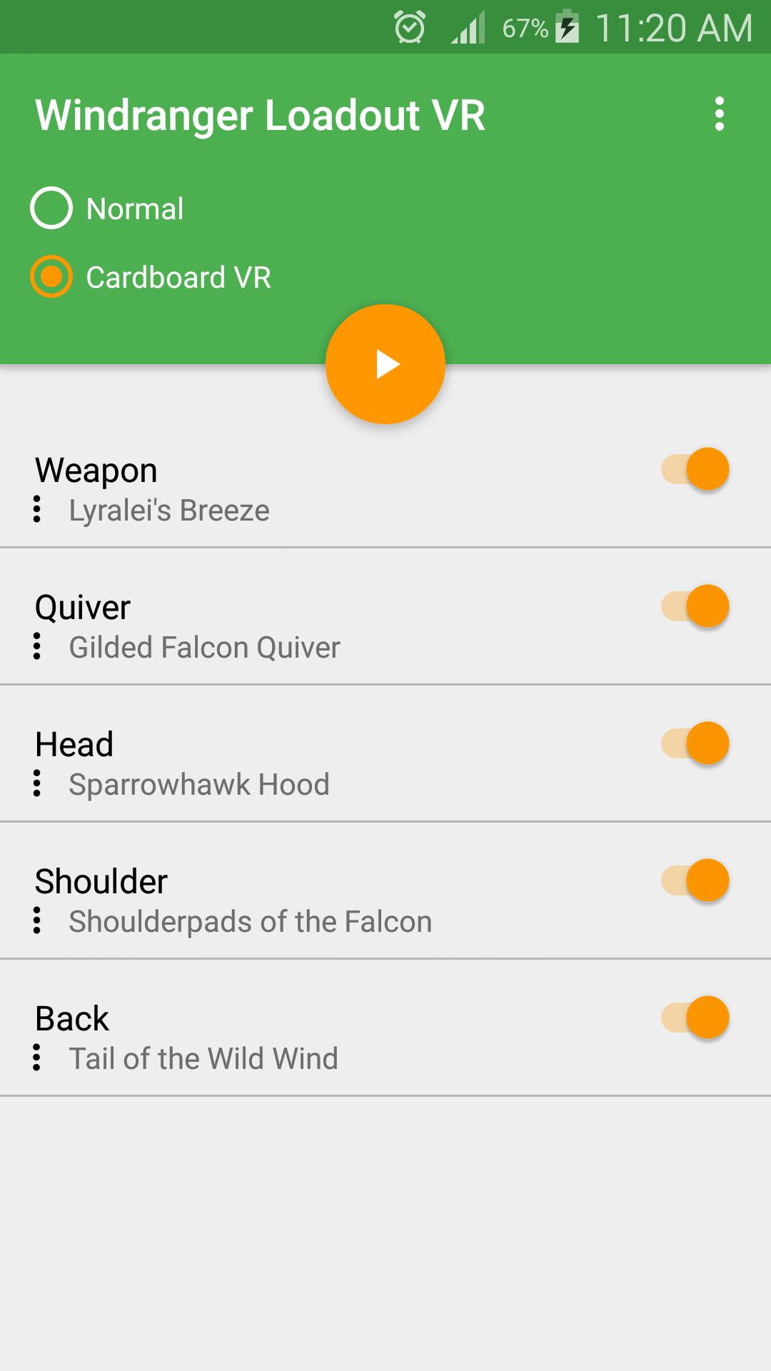 Windranger Loadout VR