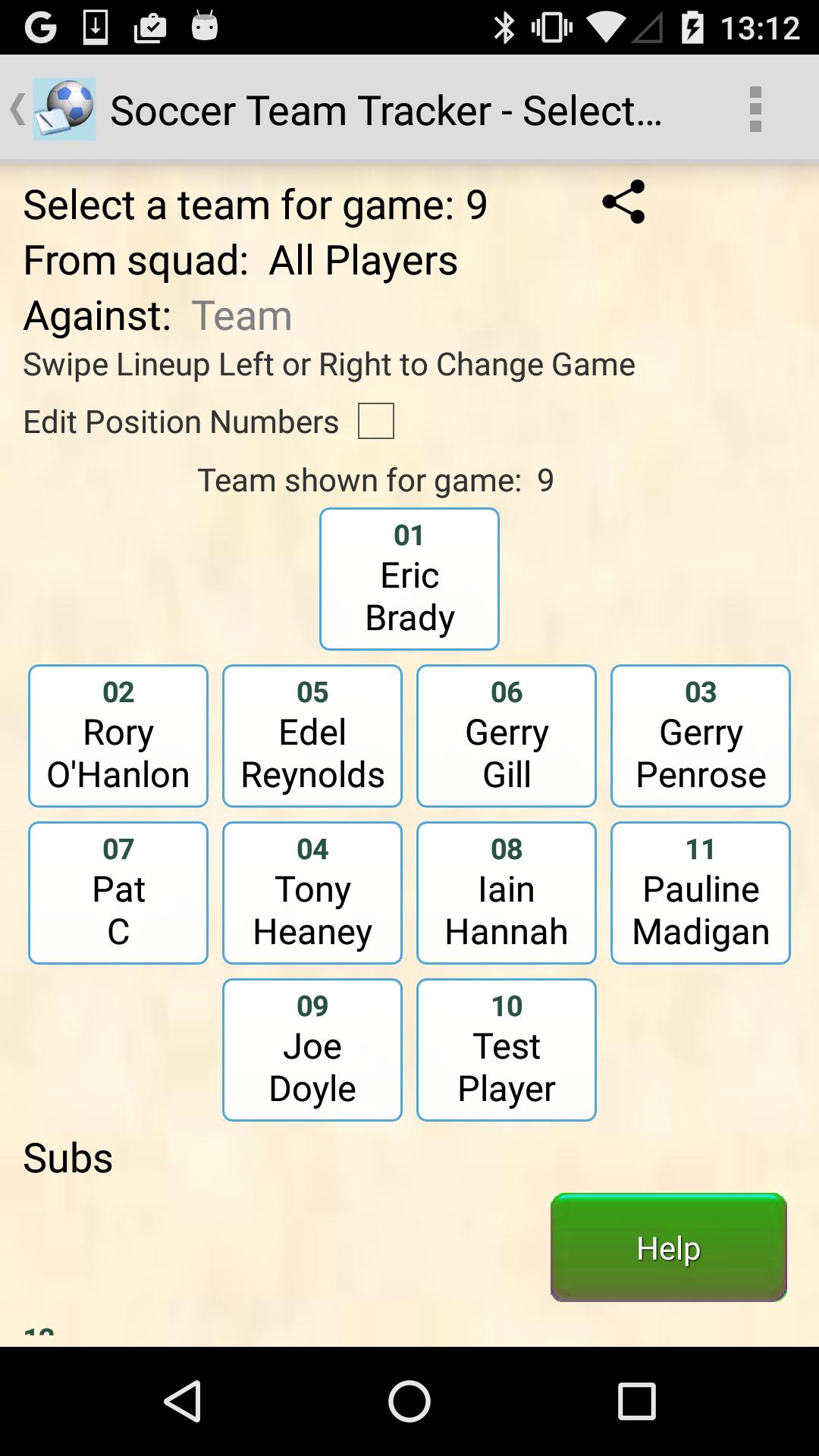 Soccer Team Tracker Free