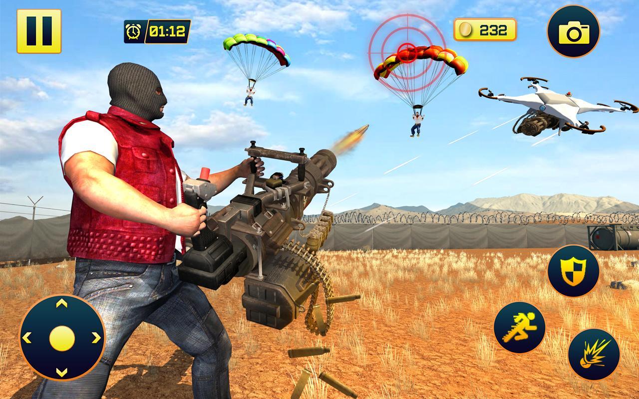 Extreme Gun Strike:Parachute Shooting Game