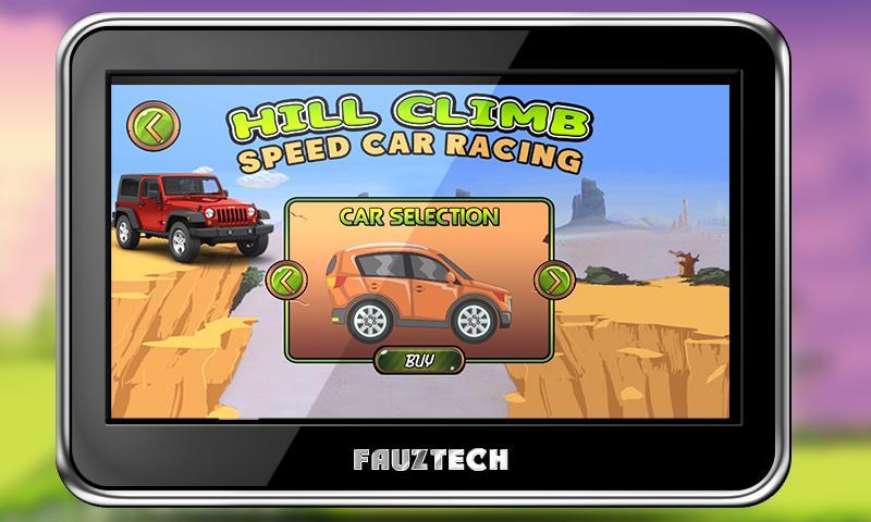 Hill Climb Speed Car Racing