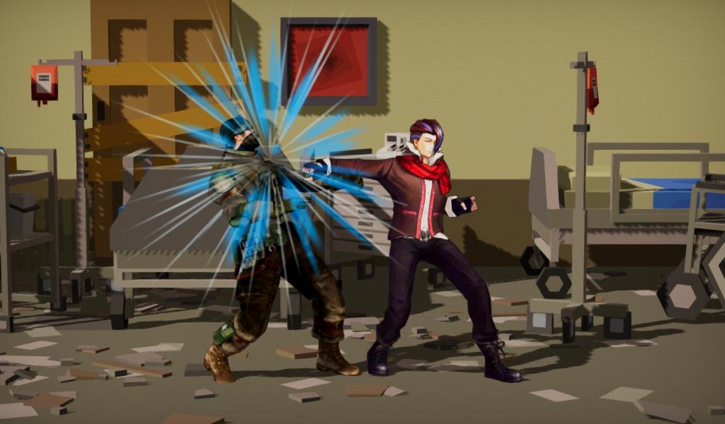 3D Fighting Game Street Fight