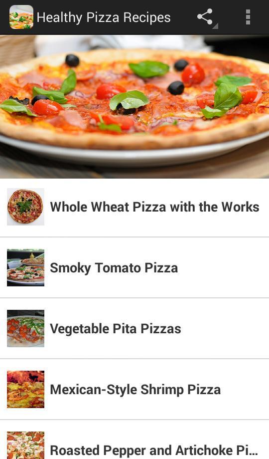 Healthy Pizza Recipes