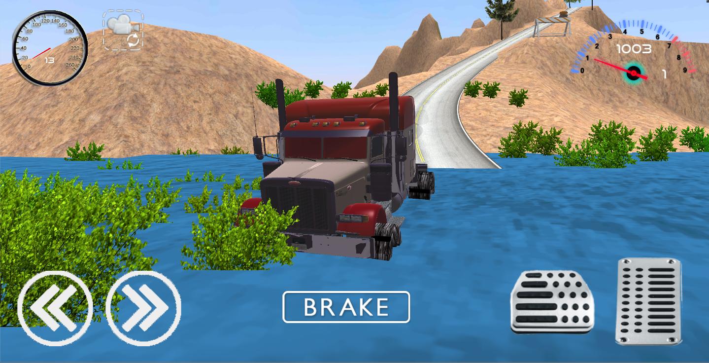 Chaufeur Camion Danger Route