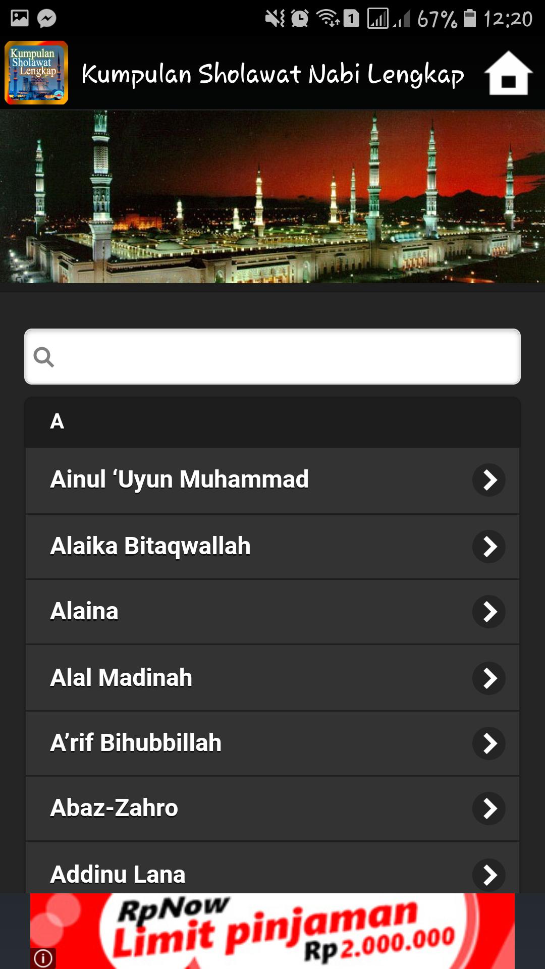 Kumpulan Sholawat Nabi Lengkap