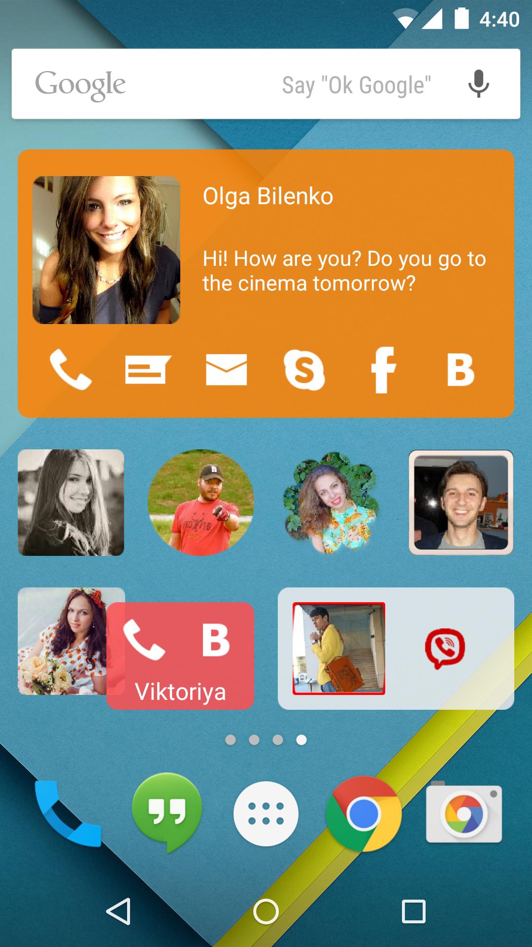HD Contact Widgets (Promo)