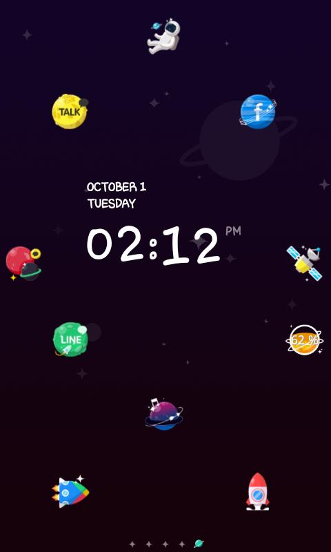 ColorSpace LINE Launcher theme