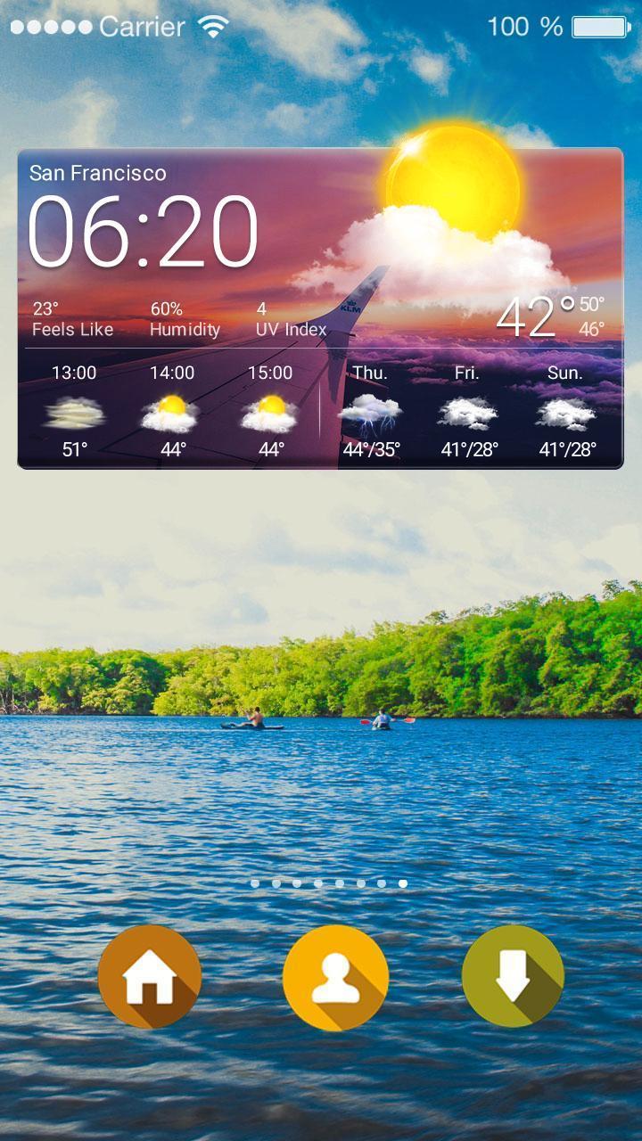 Weather Widget Clock Air