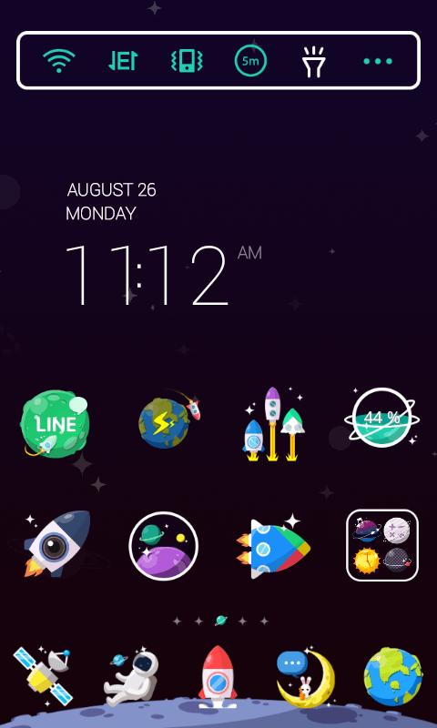 ColorSpace LINE Launcher theme