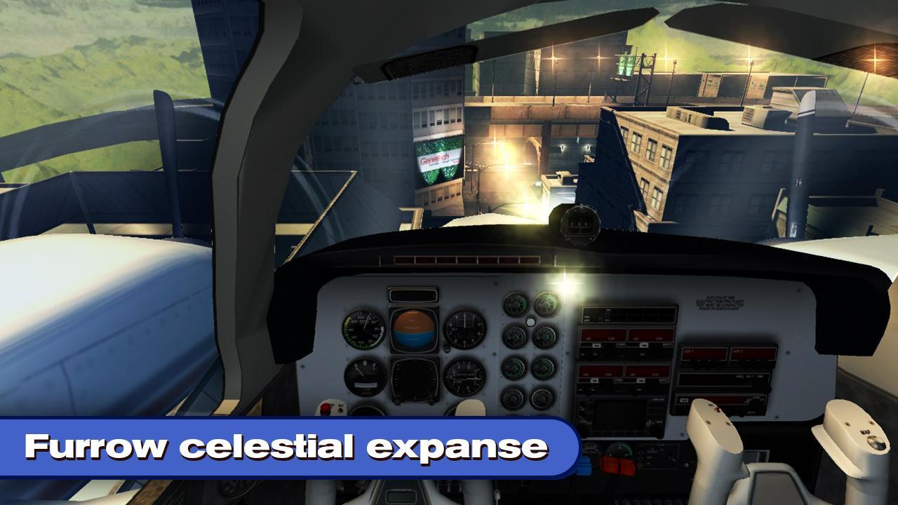 Pilot in Airplane Boeing Sim