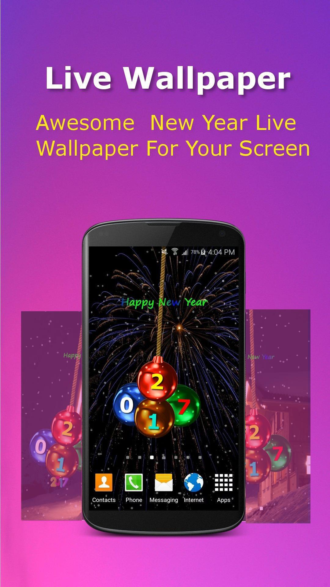 2017 New Year Live Wallpaper