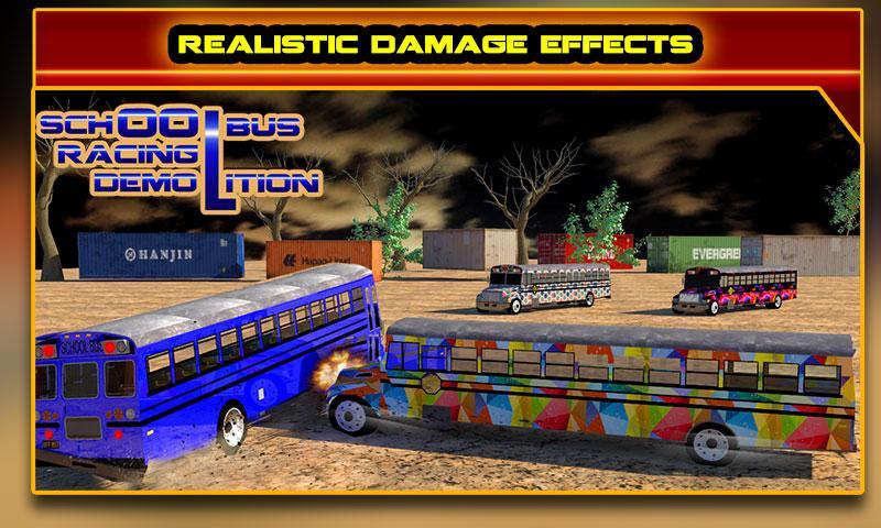 School Bus Racing: Demolition