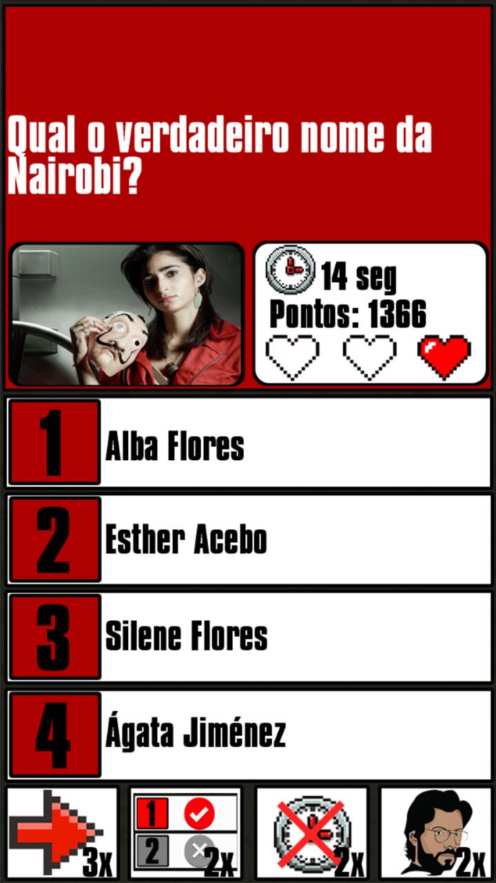 La casa de papel Perguntas Quiz