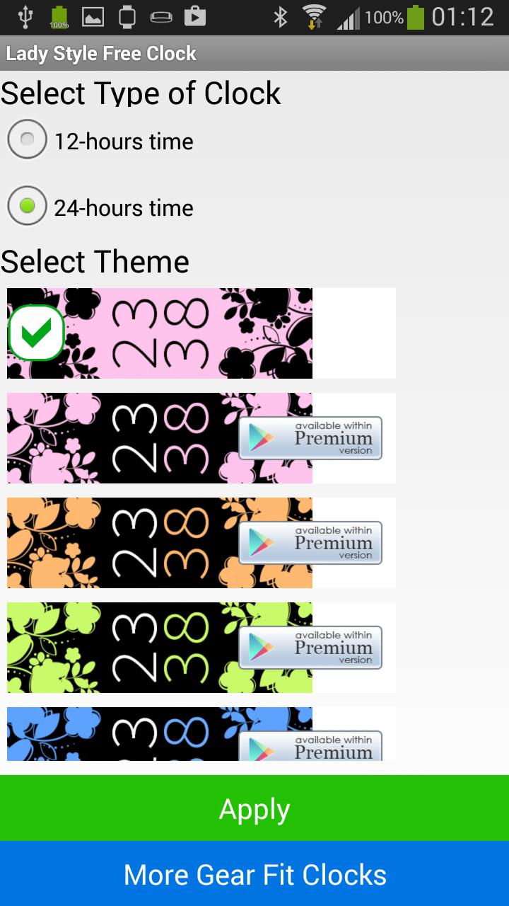 Lady Style Free Clock