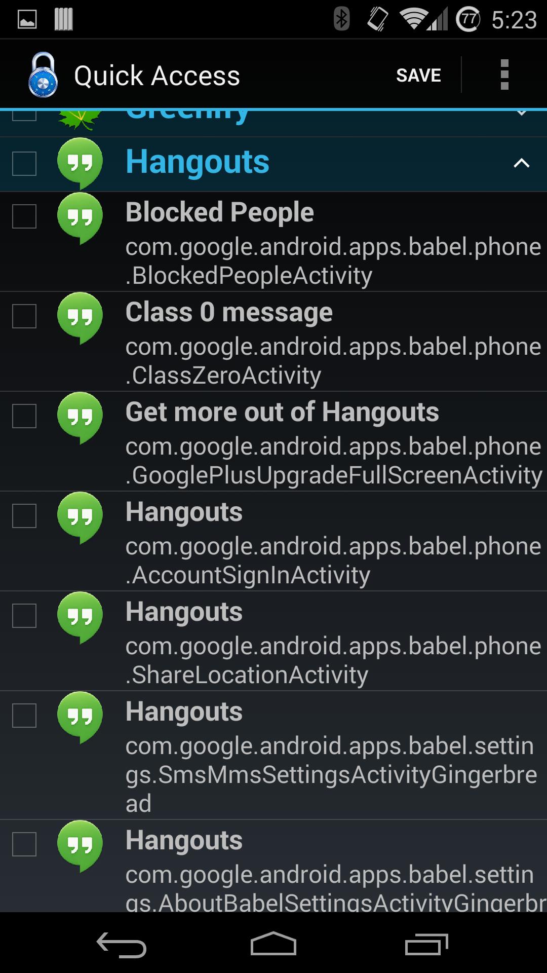 Quick Access (from Lockscreen)